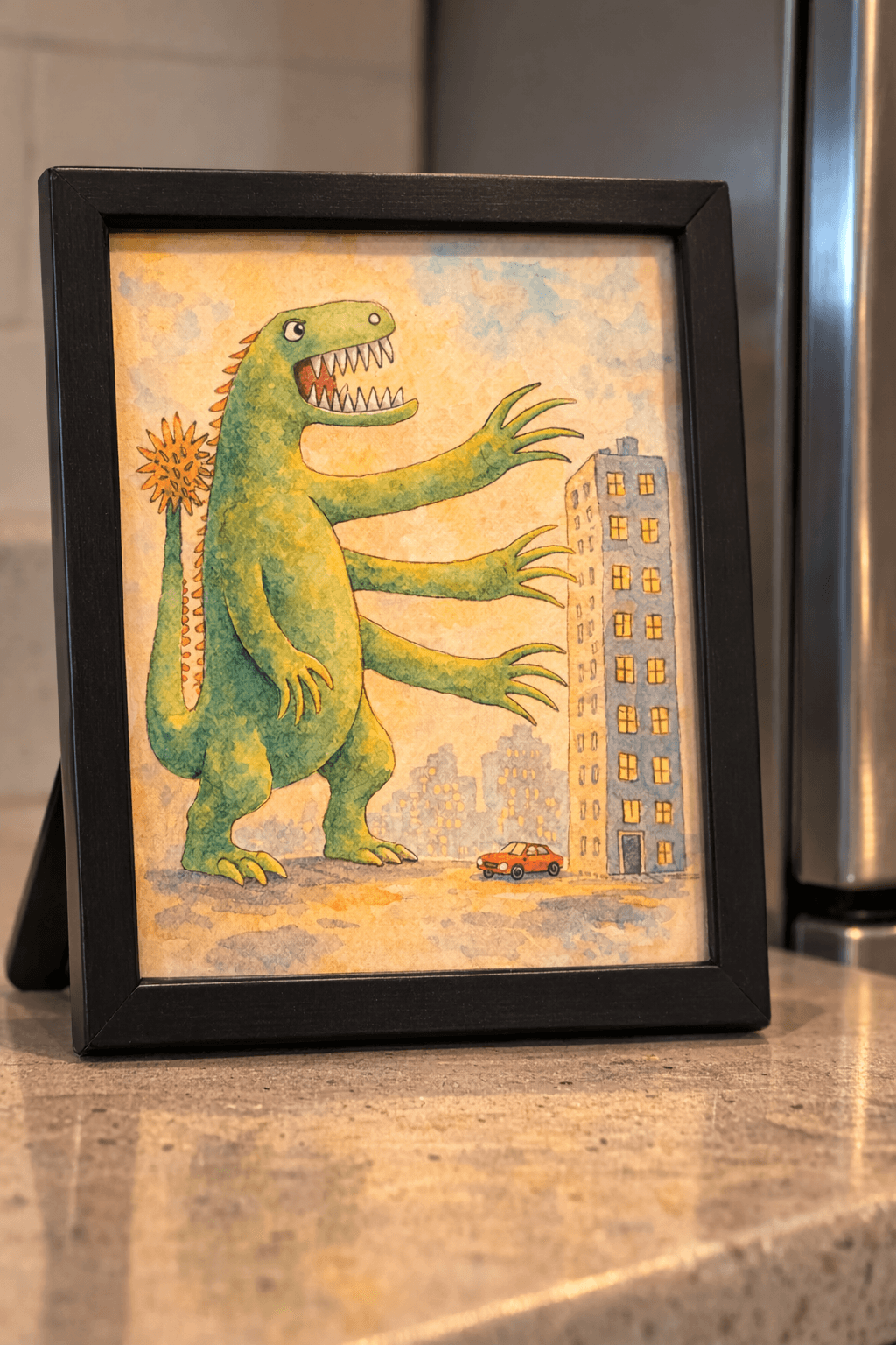 Black Countertop Frame example